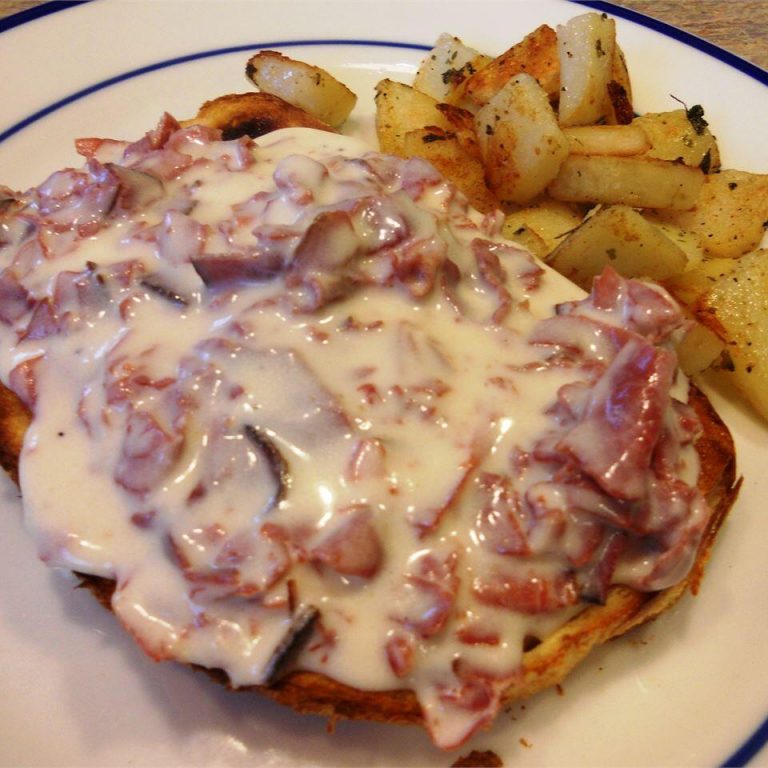 chipped beef on toast chipped beef on toast