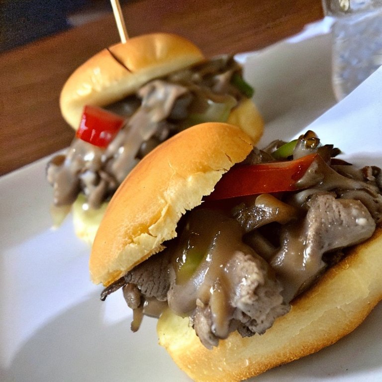 Philly Cheesesteak Sliders